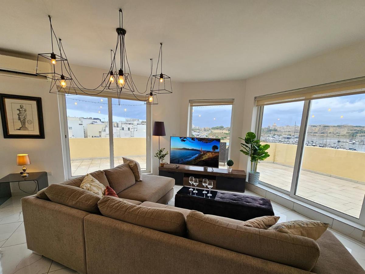 Mive Luxury Sea View Penthouse Leilighet Gzira Eksteriør bilde